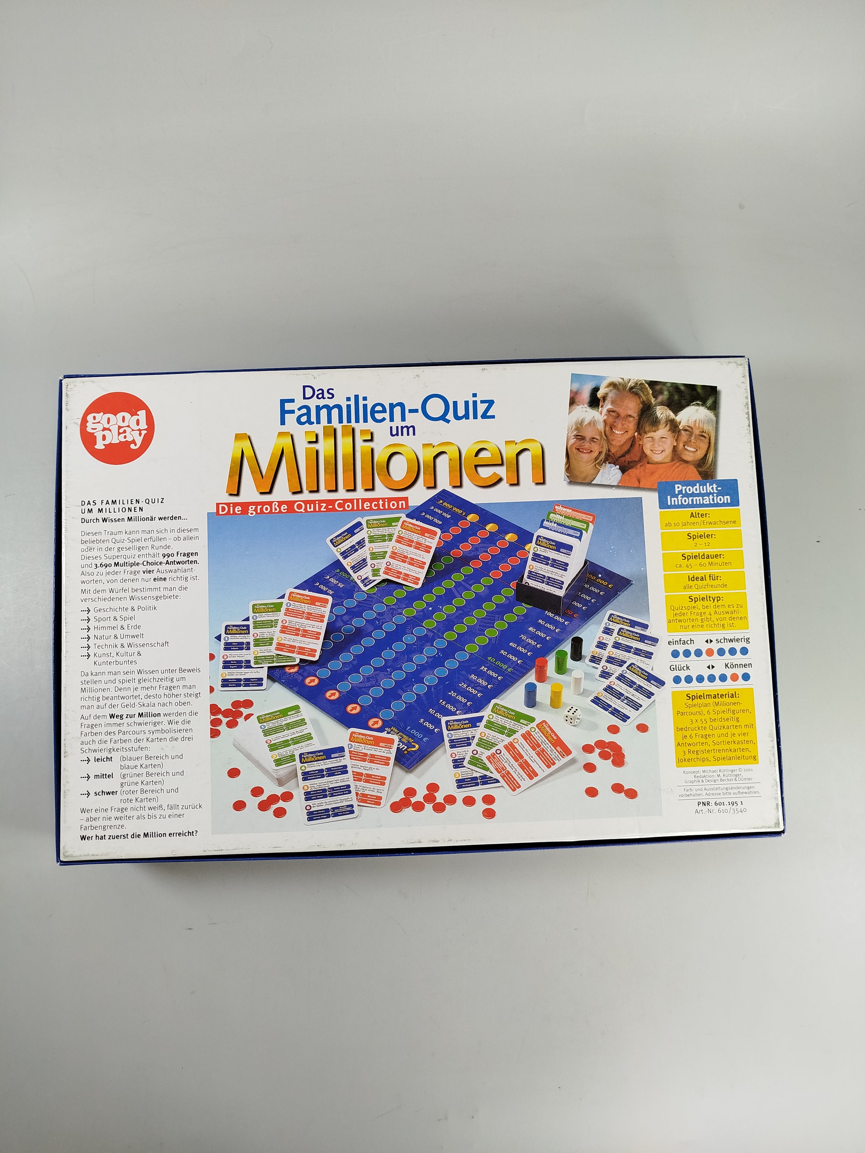 good play "Das Familien-Quiz um Millionen" – Brettspiel